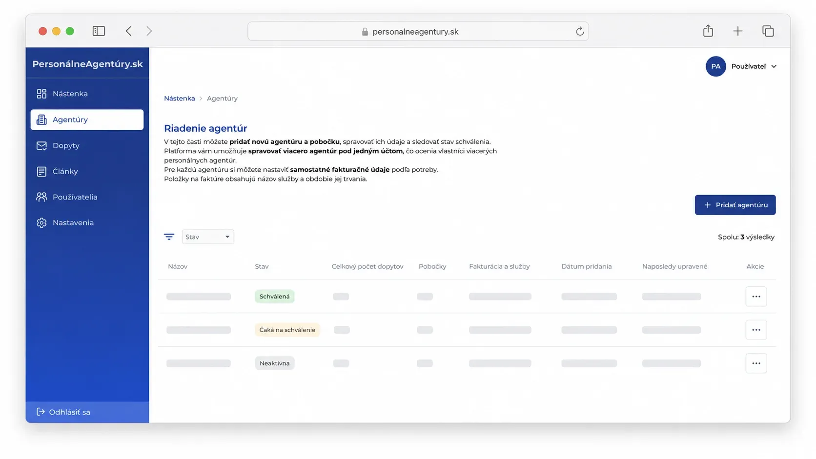 adding an agency